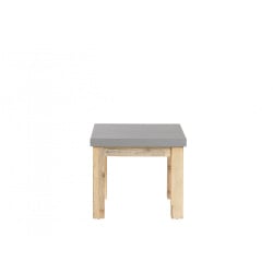 Stołek ogrodowy szary OSTUNI