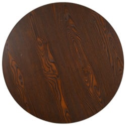 Stolik bistro, ciemnobrązowy, 80 cm, MDF