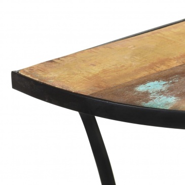Stolik boczny, 110x40x77 cm, lite drewno z odzysku