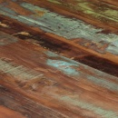 Stolik kawowy, 120 x 120 x 40 cm, lite drewno z odzysku