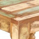 Stolik kawowy 40 x 40 x 40 cm lite drewno z odzysku