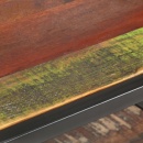 Stolik kawowy, 60 x 60 x 35 cm, lite drewno z odzysku