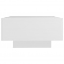 Stolik kawowy, biały, 90x60x31 cm, płyta wiórowa