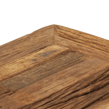 Stolik kawowy z litego drewna z odzysku 70 x 70 x 30 cm
