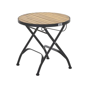 Stolik ogrodowy LASCARI 45 cm 45 cm Drewno akacjowe Jasnobrązowy