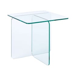 Stolik pomocniczy AMISK Szkło hartowane Przezroczysty