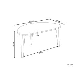 Stolik pomocniczy FLY Biały