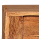 Stolik typu konsola z litego drewna, 118 x 30 x 80 cm