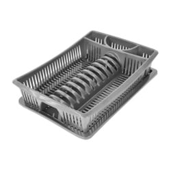 Suszarka do naczyń BROOKE 38,5x28,5x8 srebr/DI9206