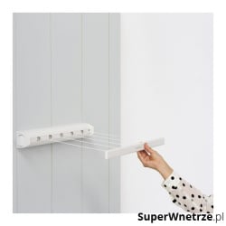 Suszarka łazienkowa rozciągana 22m Brabantia biała