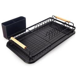 Suszarka na naczynia czarna radka 43x23,5x9,5 cm Suszarka na naczynia czarna radka 43x23,5x9,5 cm