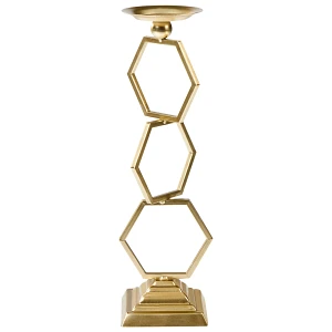 Świecznik ARDEE Metal 44 cm Złoty Świecznik ARDEE Metal 44 cm Złoty
