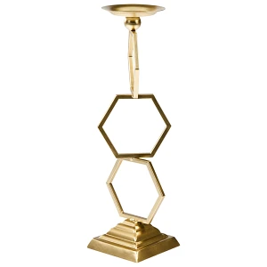 Świecznik ARDEE Metal 44 cm Złoty Świecznik ARDEE Metal 44 cm Złoty