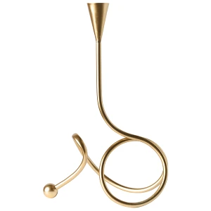 Świecznik AROUCA Metal 40 cm Złoty Świecznik AROUCA Metal 40 cm Złoty