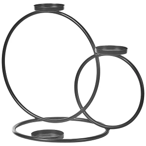 świecznik cakung metal 33 cm czarny świecznik cakung metal 33 cm czarny