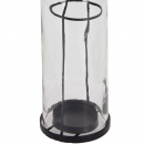 Świecznik wiszący, butelka, lampion na świeczkę, 45 cm