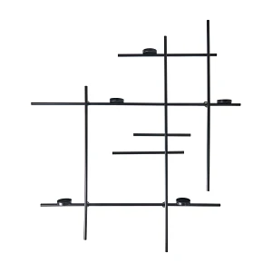 Świecznik wiszący PORTO 74 cm Czarny Świecznik wiszący PORTO 74 cm Czarny