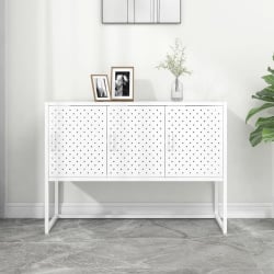 Szafka boczna, biała, 105x35x75 cm, stal