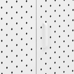 Szafka boczna, biała, 105x35x75 cm, stal