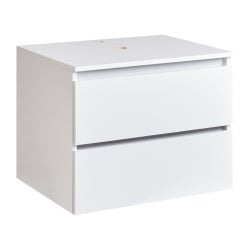 Szafka łazienkowa wisząca pod umywalkę SERRA 60 cm Biały