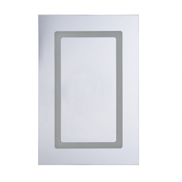 Szafka łazienkowa wisząca z lustrem LED 40 x 60 cm biała CONDOR
