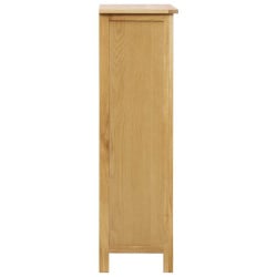 Szafka na buty, 76 x 37 x 105 cm, lite drewno dębowe