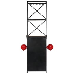 Szafka na wino, 49x32x183 cm, traktor, lite drewno mango Szafka na wino, 49x32x183 cm, traktor, lite drewno mango