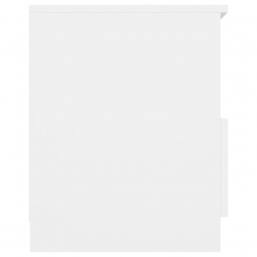 Szafka nocna, biała, 40x40x50 cm, płyta wiórowa