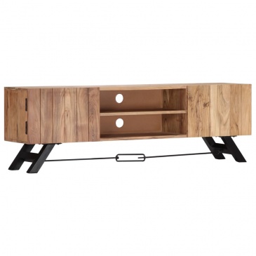 Szafka pod TV 140x30x45 cm lite drewno akacjowe