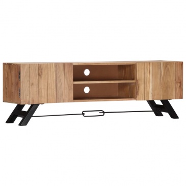 Szafka pod TV 140x30x45 cm lite drewno akacjowe