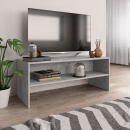 Szafka pod TV, betonowy szary, 100 x 40 x 40 cm, płyta wiórowa