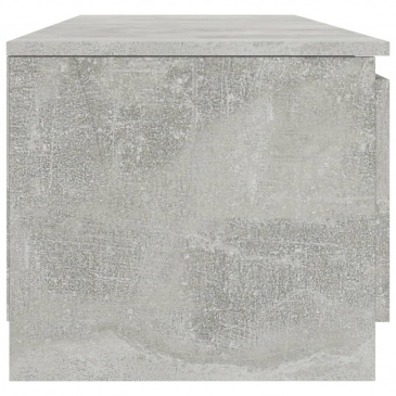 Szafka pod TV, betonowy szary, 140x40x35,5 cm, płyta wiórowa