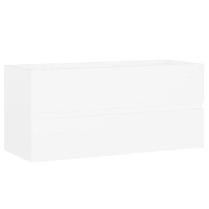 Szafka pod umywalkę, biała, 100x38,5x45 cm, płyta wiórowa