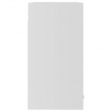 Szafka wisząca z szybą, biała, 60x31x60 cm, płyta