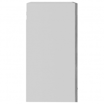 Szafka wisząca z szybą, szarość betonu, 40x31x60 cm, płyta
