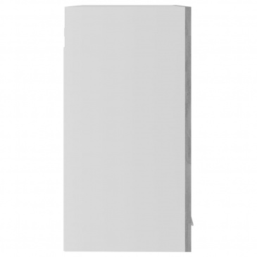 Szafka wisząca z szybą, szarość betonu, 60x31x60 cm, płyta