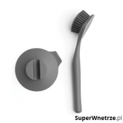 Szczotka do mycia naczyń z przyssawką Sink Side Brabantia ciemnoszara