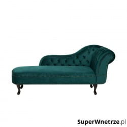 Szezlong welwet szmaragdowy prawostronny Pasquale Szezlong welwet szmaragdowy prawostronny Pasquale