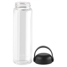 Szklana butelka na wodę fuori 540 ml czarna 30237 Szklana butelka na wodę fuori 540 ml czarna 30237