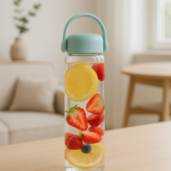 Szklana butelka na wodę fuori 540 ml miętowa 30251 Szklana butelka na wodę fuori 540 ml miętowa 30251