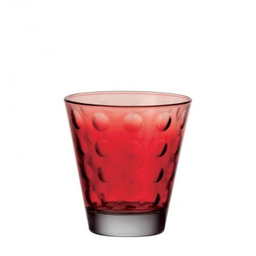 Szklanka 0,3 L Leonardo Optic czerwona