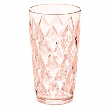 Szklanka 450 ml Koziol CRYSTAL L transparentny róż KZ-3544654