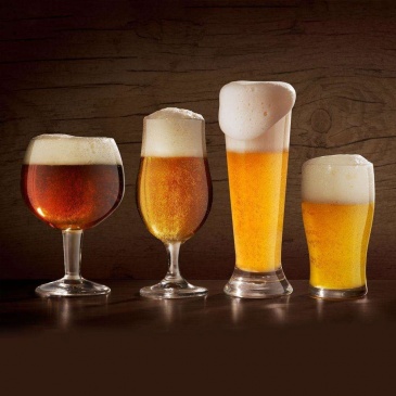 Szklanka do piwa, szklanki, zestaw, komplet szklanek, 4 sztuki