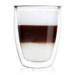Szklanka termiczna z podwójną ścianką do kawy, latte, herbaty, 0,33 l