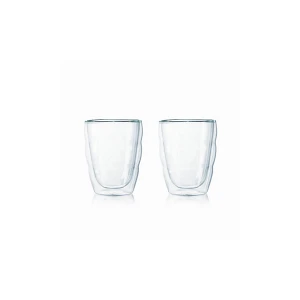 Szklanki termiczne 2 szt Pilatus Bodum 250 ml przezroczysty