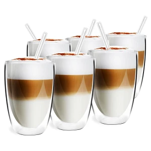Szklanki termiczne 6szt. 350ml Vialli Design Vita GRATIS 6 szt słomek
