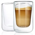 Szklanki termiczne do cappuccino 250ml Blomus Nero