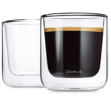 Szklanki termiczne do kawy 200ml 2szt Blomus Nero