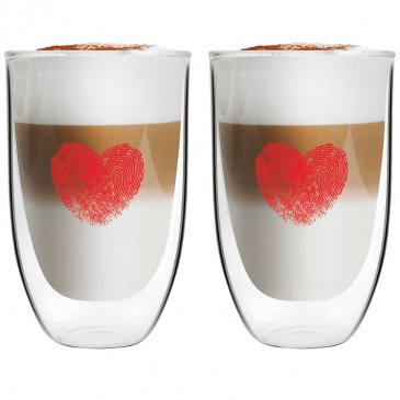 Szklanki termiczne serce Heart Vialli Design 2 szt. 350ml