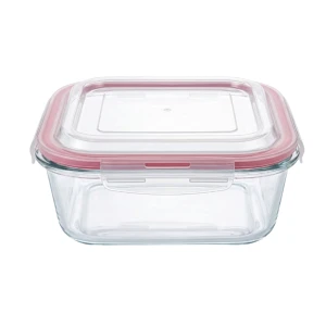 Szklany pojemnik na żywność z pokrywką 1200 ml – duży, do piekarnika i mikrofali, House Clue Oslo